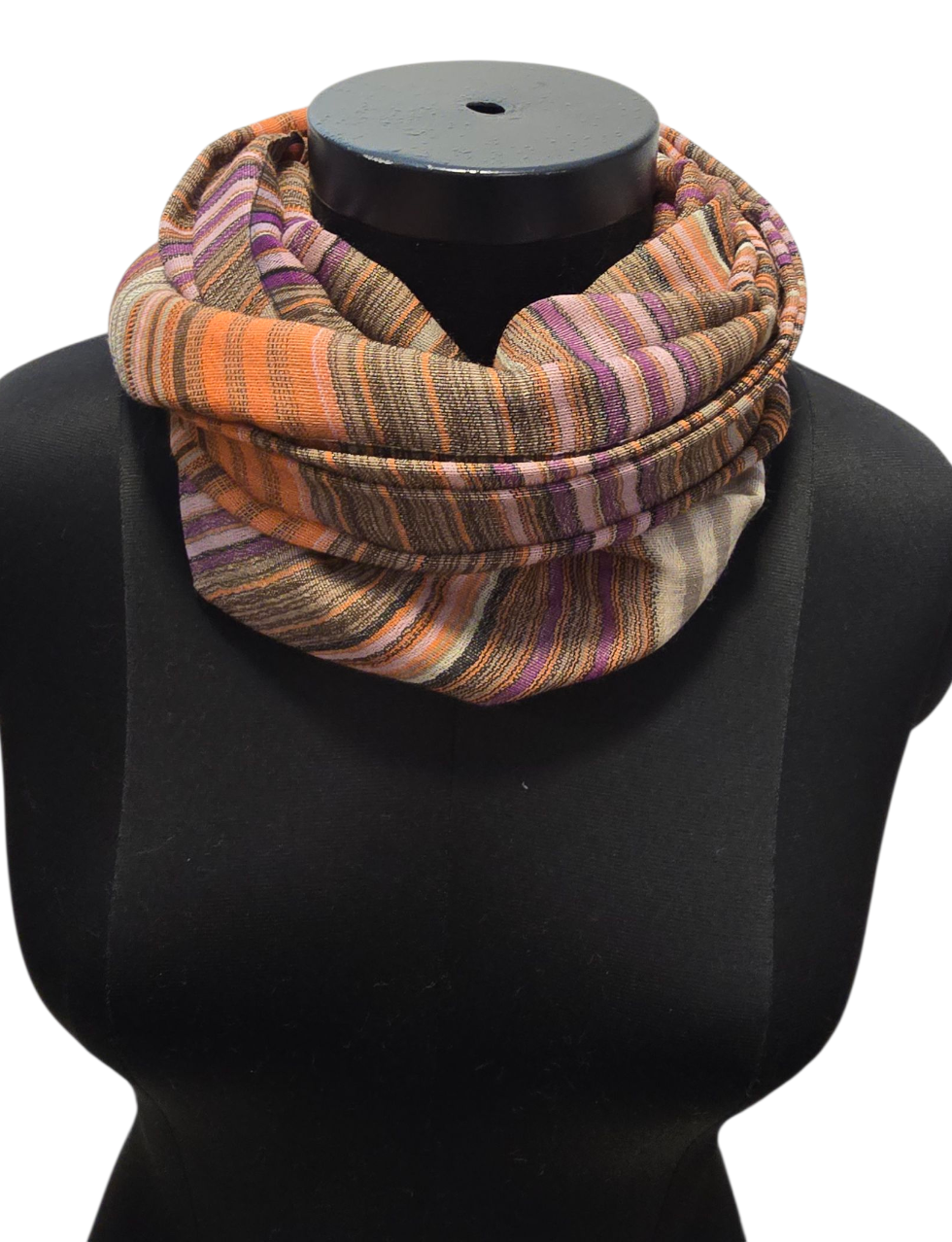 Stripete ullskjerf(81)