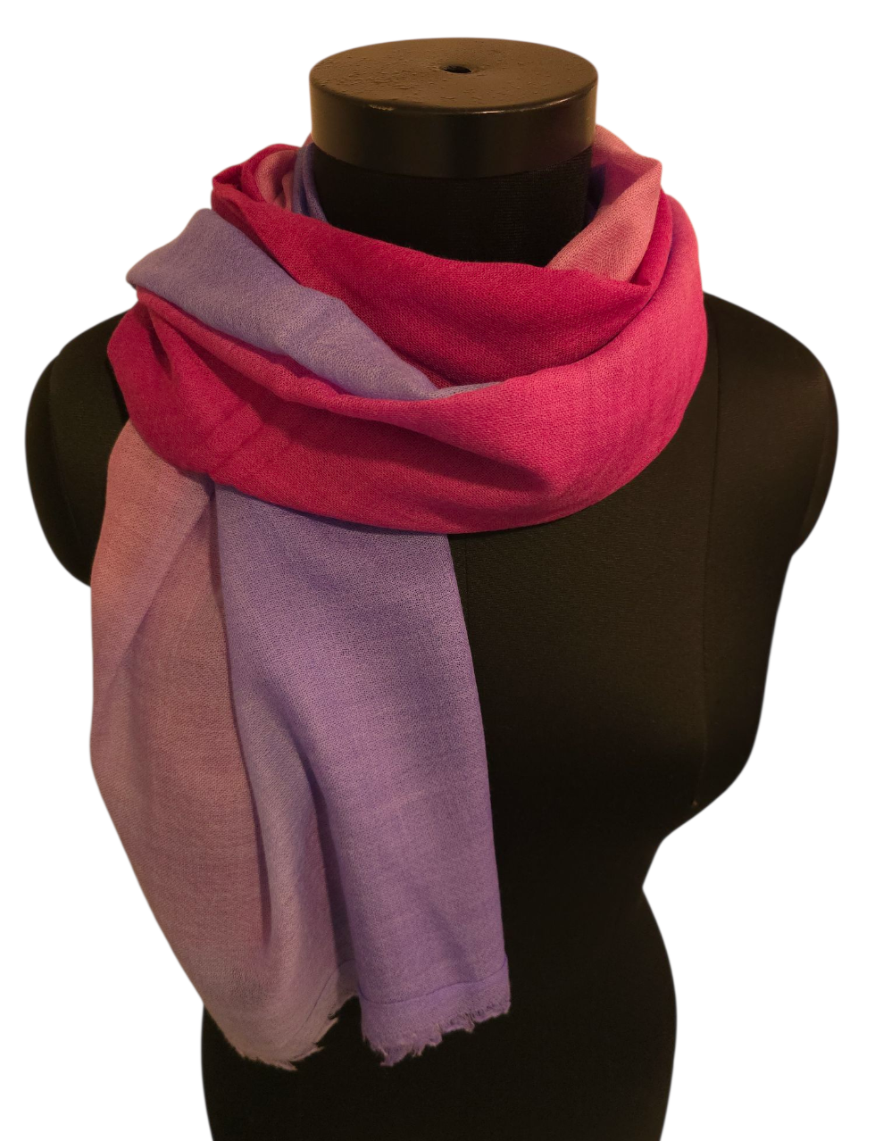 Feminint skjerf i merino og silke (99)