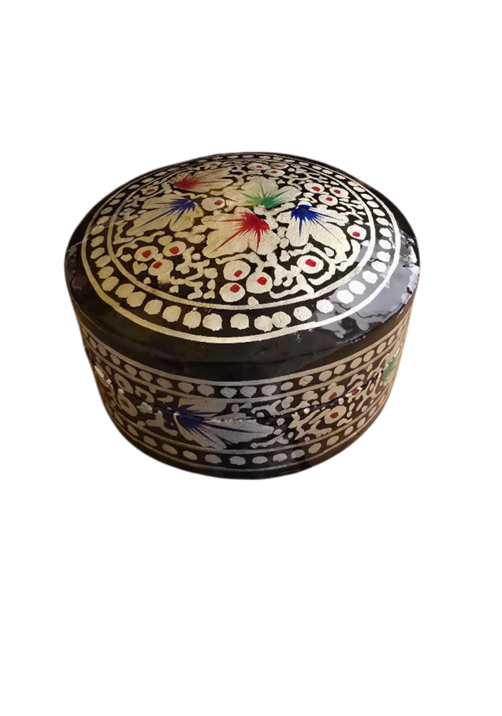 Rund glitzy boks (13)