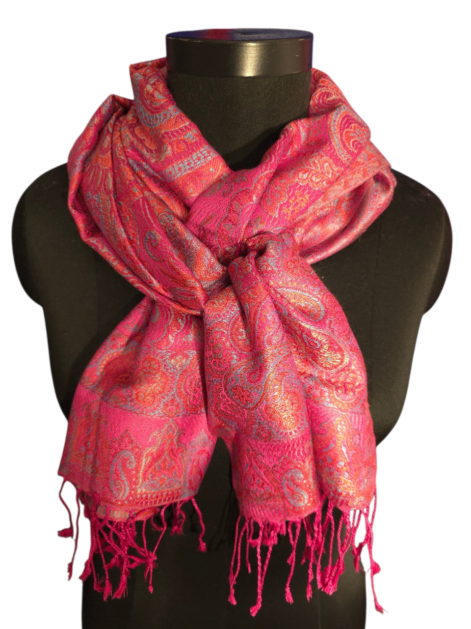 Luksuriøst skjerf i ren silke (46)