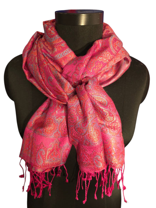 Luksuriøst skjerf i ren silke (46)