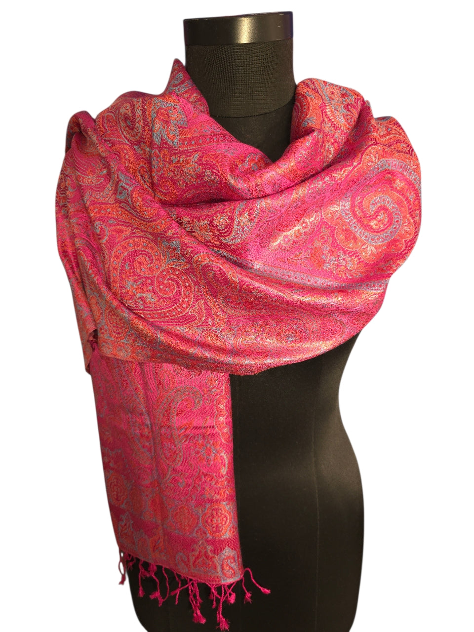 Luksuriøst skjerf i ren silke (46)