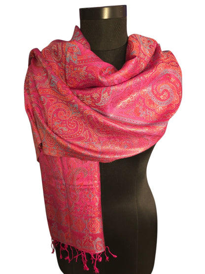 Luksuriøst skjerf i ren silke (46)