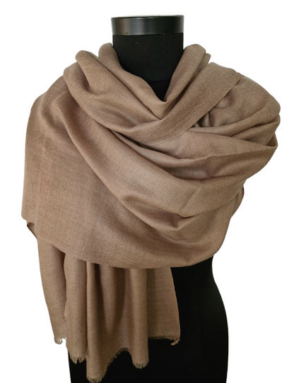 Stort naturfarget cashmere skjerf (13)