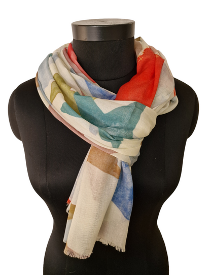 Supermykt sommerlig skjerf kalt "Stjerner i sikte" (0150)