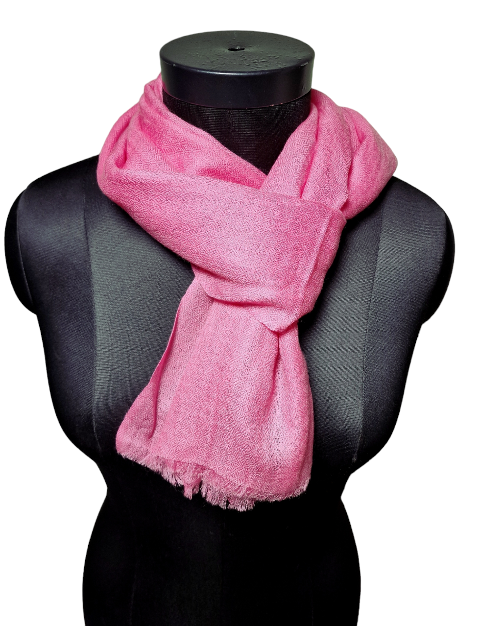 Smalt rosa cashmere skjerf (37)