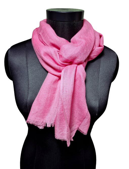 Smalt rosa cashmere skjerf (37)