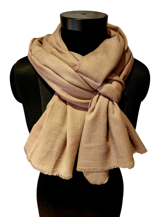 Beige cashmere skjerf (53)