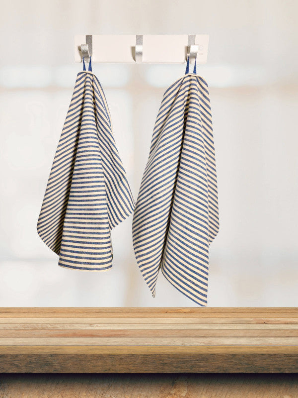 2 stk håndvevede tykke kjøkkenhåndklær