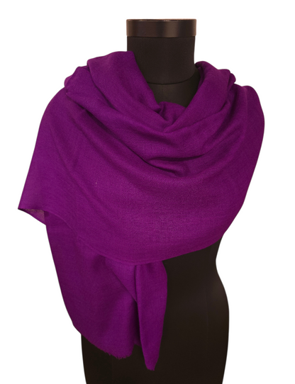 Lett og behagelig lilla cashmere skjerf (56)