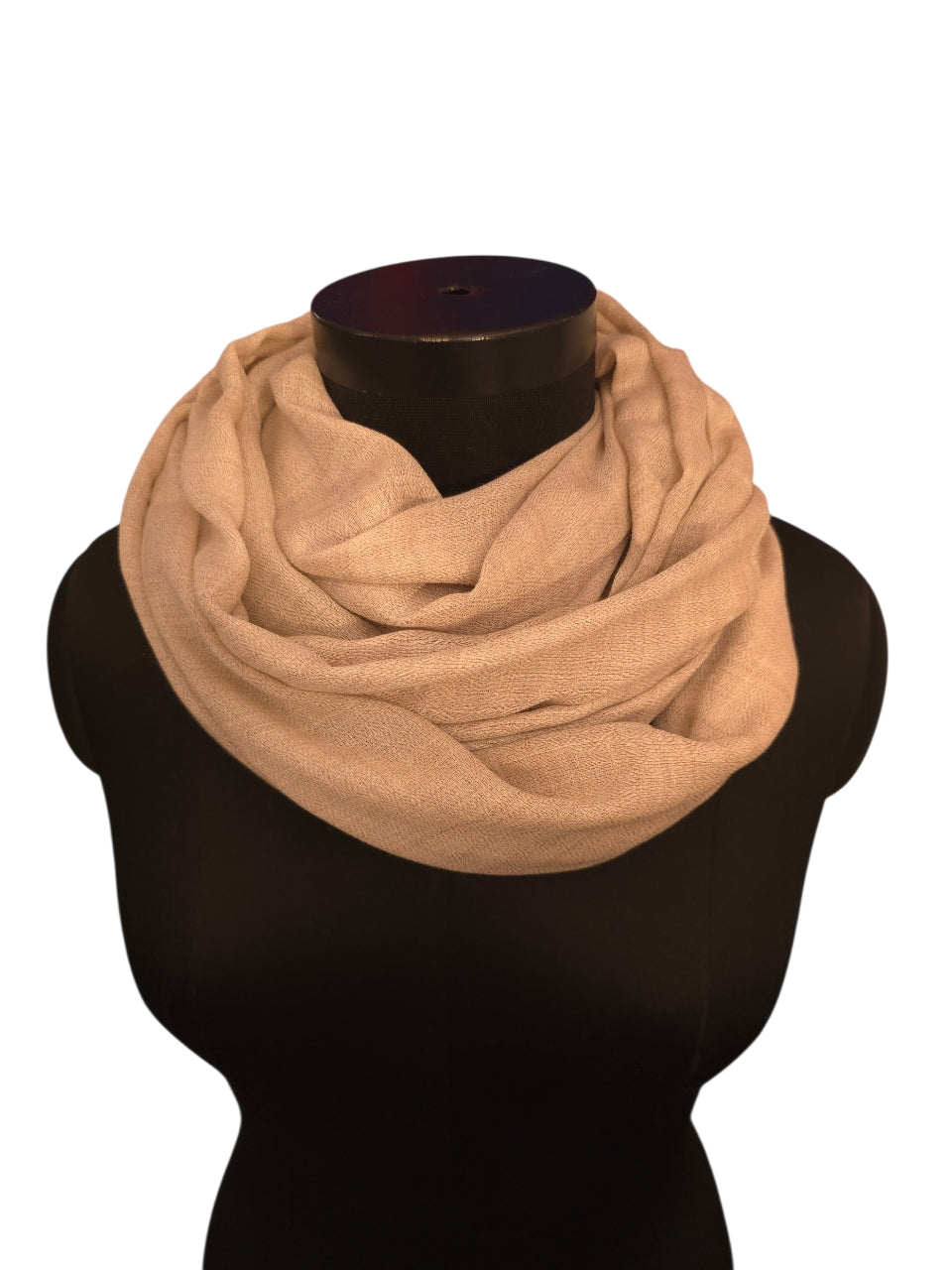 Naturfarget cashmere skjerf 70x200 cm (01)