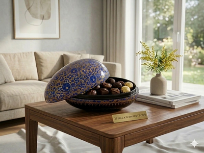 Lekkert blåblomstret påskeegg med lokk (14)