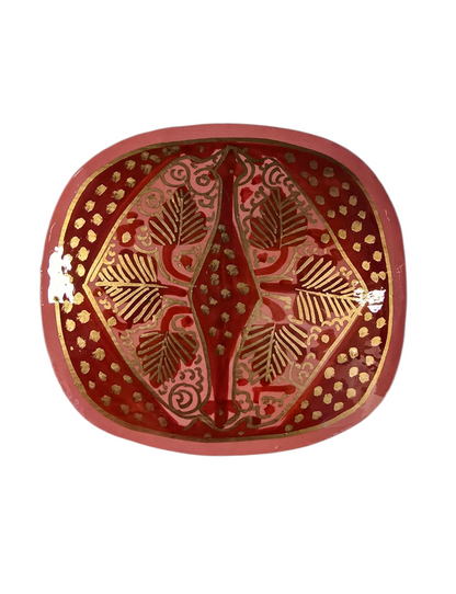 Liten håndlaget rosa og rød boks (44)