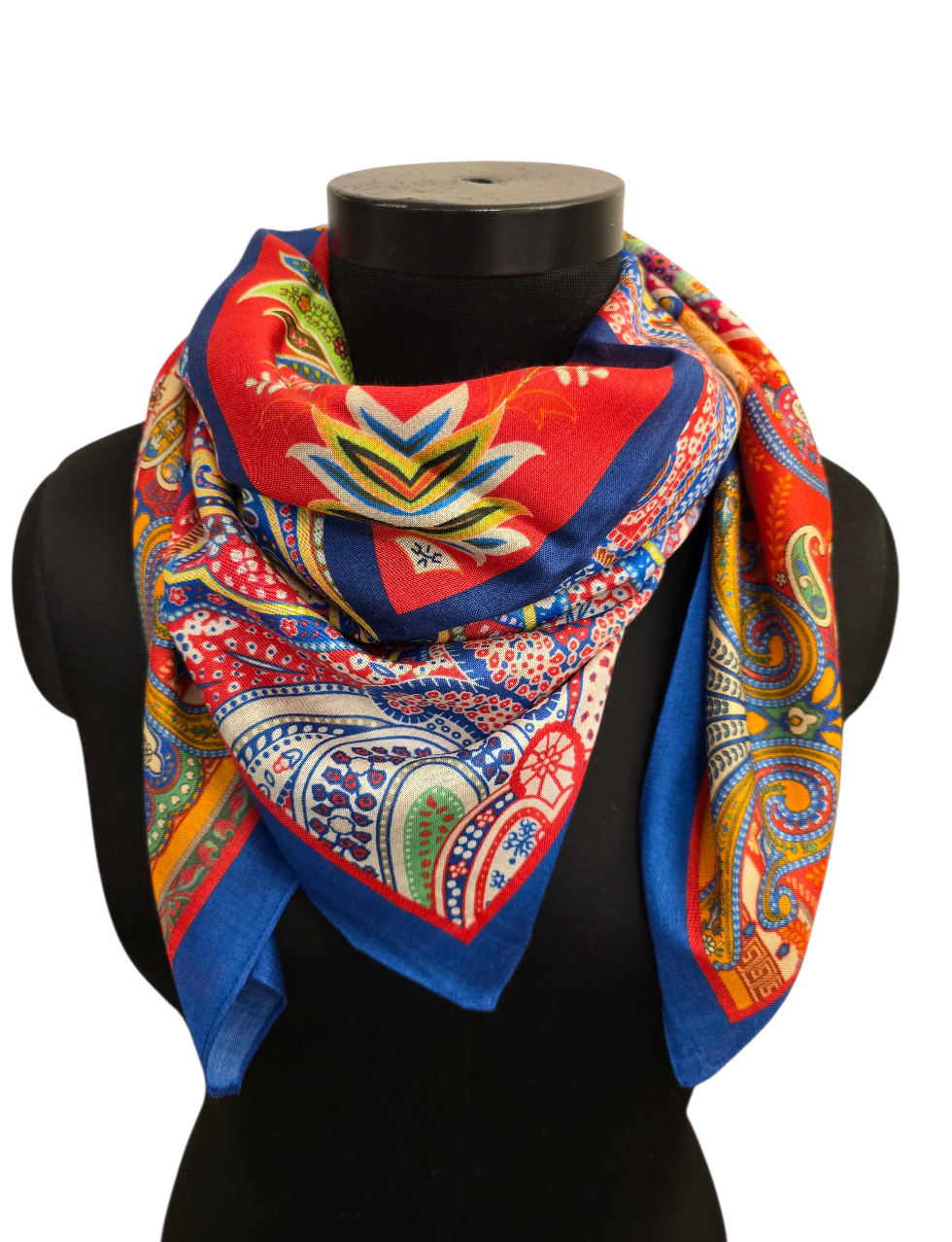 Nydelig kvadratisk silkeskjerf (19)