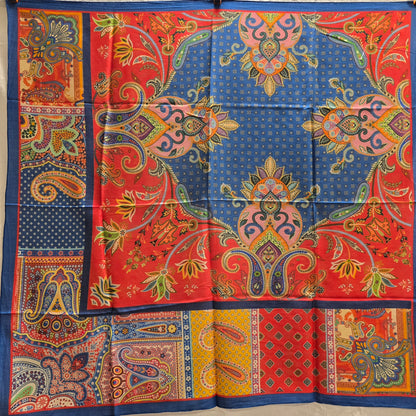 Nydelig kvadratisk silkeskjerf (19)