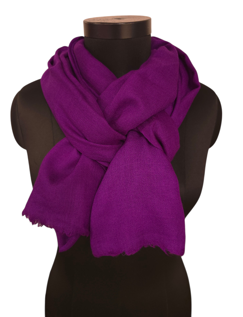 Lett og behagelig lilla cashmere skjerf (56)