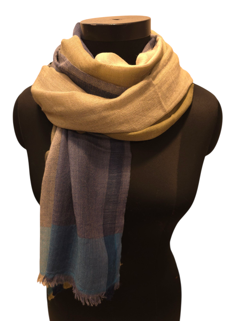 Allsidig skjerf i ren ull (70)