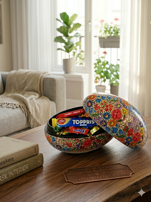 Blomstret påskeegg med lokk (13)