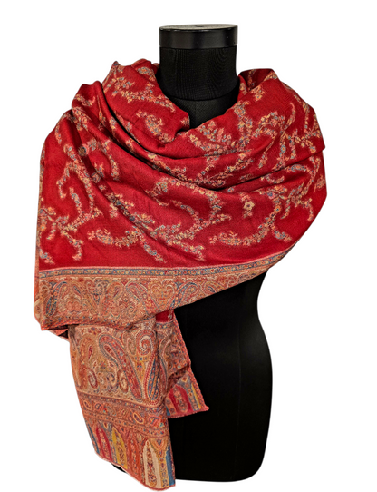 Klassisk flott sjal i ren merino ull  (50)