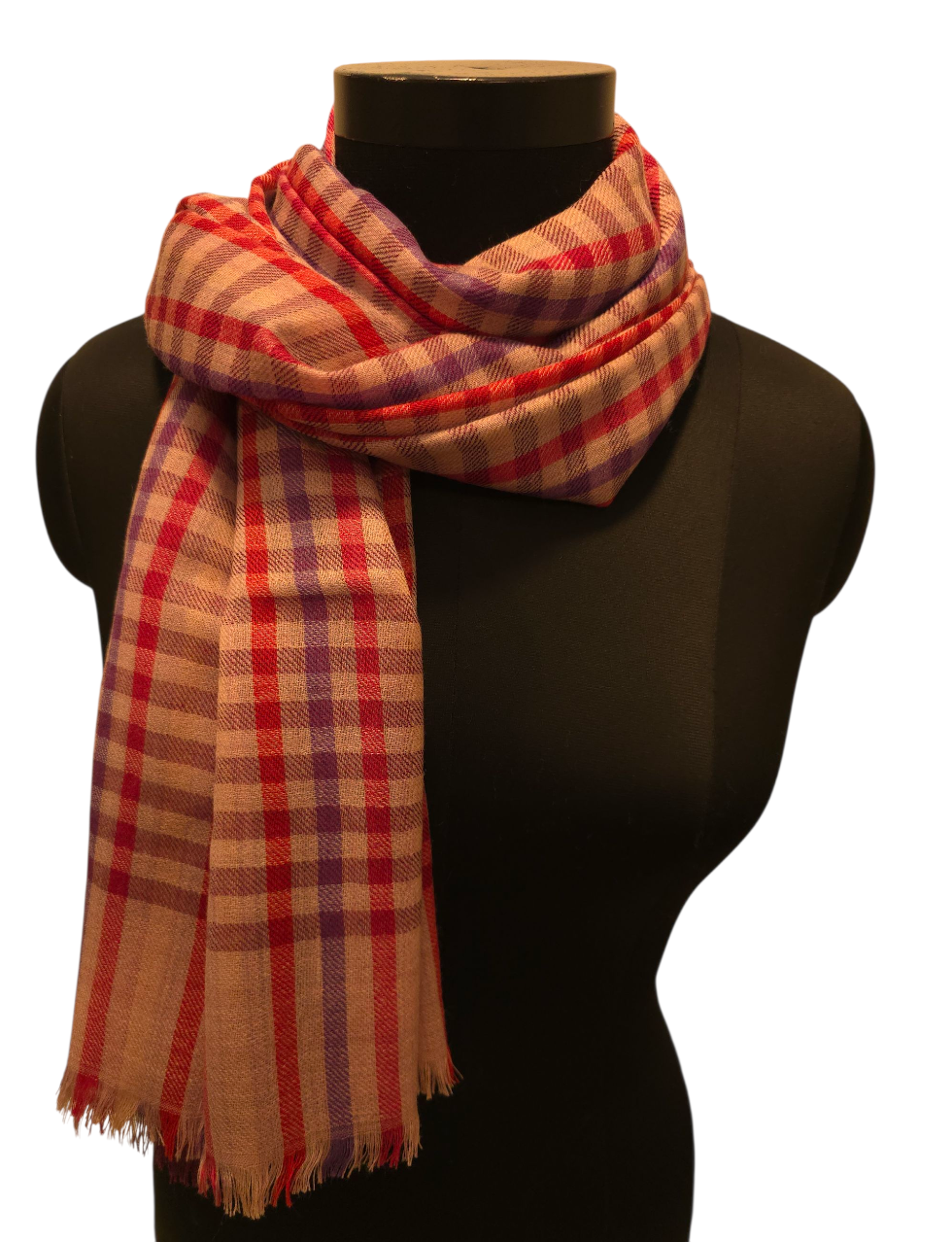 Feminint skjerf i ren ull (79)