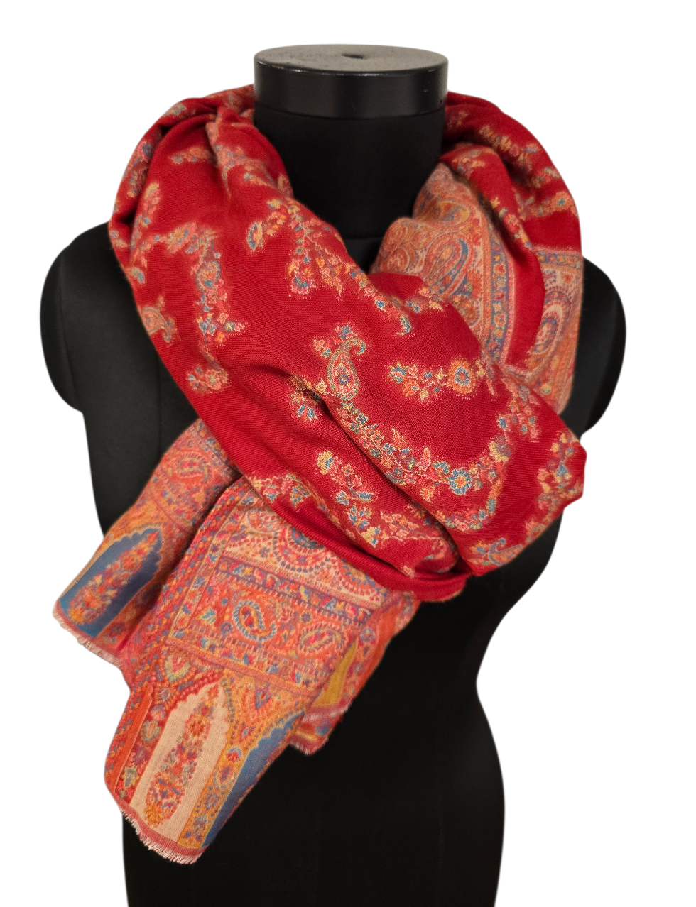 Klassisk flott sjal i ren merino ull  (50)