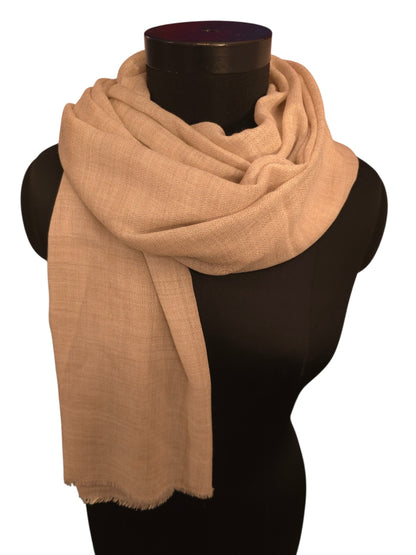 Naturfarget cashmere skjerf 70x200 cm (01)
