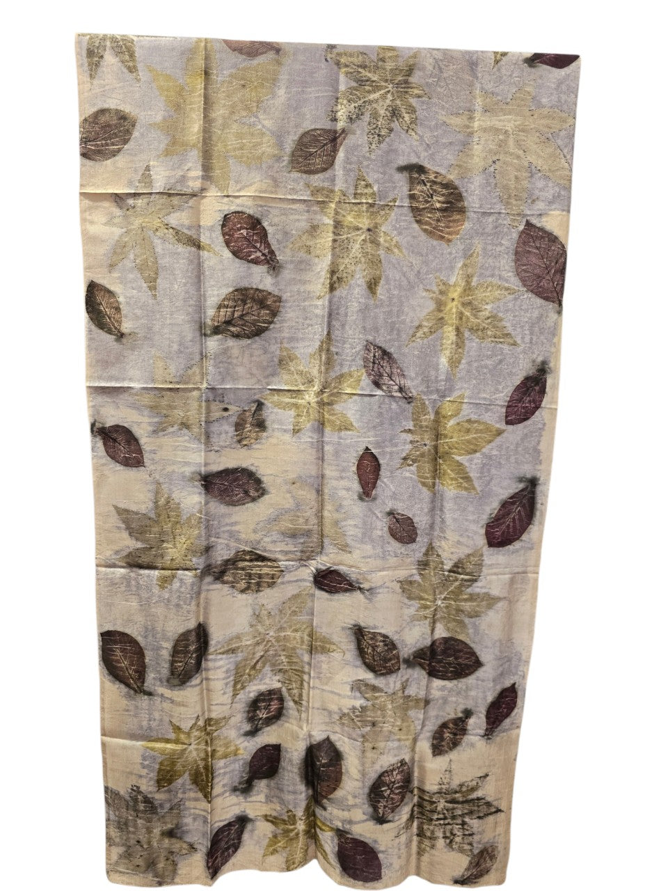 Originalt mulberrysilke skjerf botanisk trykk (2)
