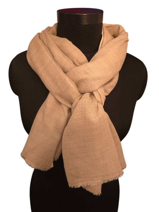 Naturfarget cashmere skjerf 70x200 cm (01)