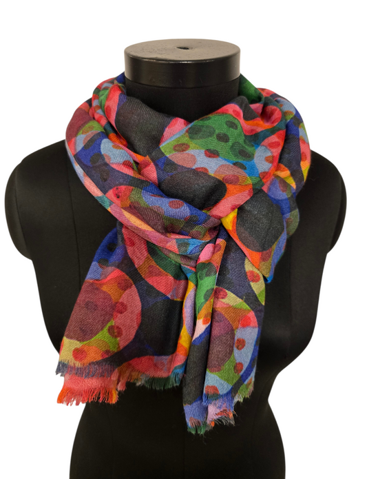 Supermykt skjerf i merino og silke (18)