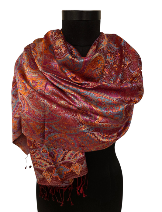 Barnslig flott silkeskjerf (25)