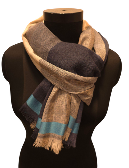 Friskt skjerf i ren ull (69)