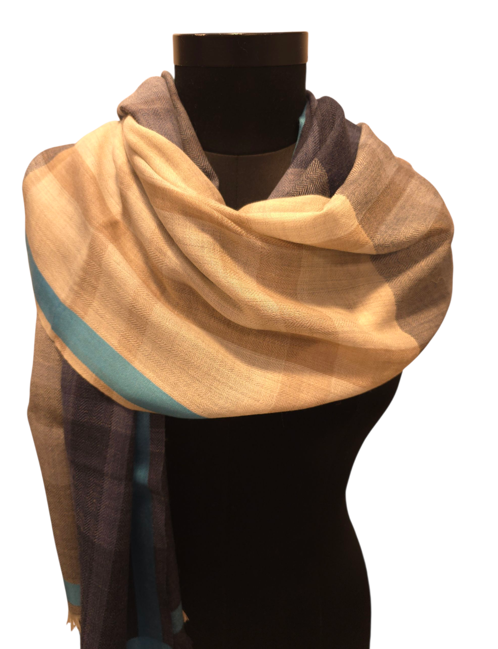 Friskt skjerf i ren ull (69)