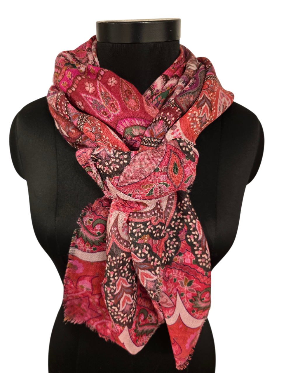 Stort, lett og behagelig firkantet sjal i merino og silke (16)