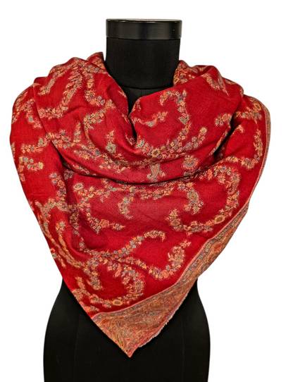 Klassisk flott sjal i ren merino ull  (50)