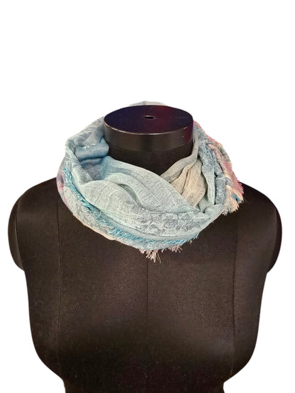 Friskt skjerf i bomull og silke (13)