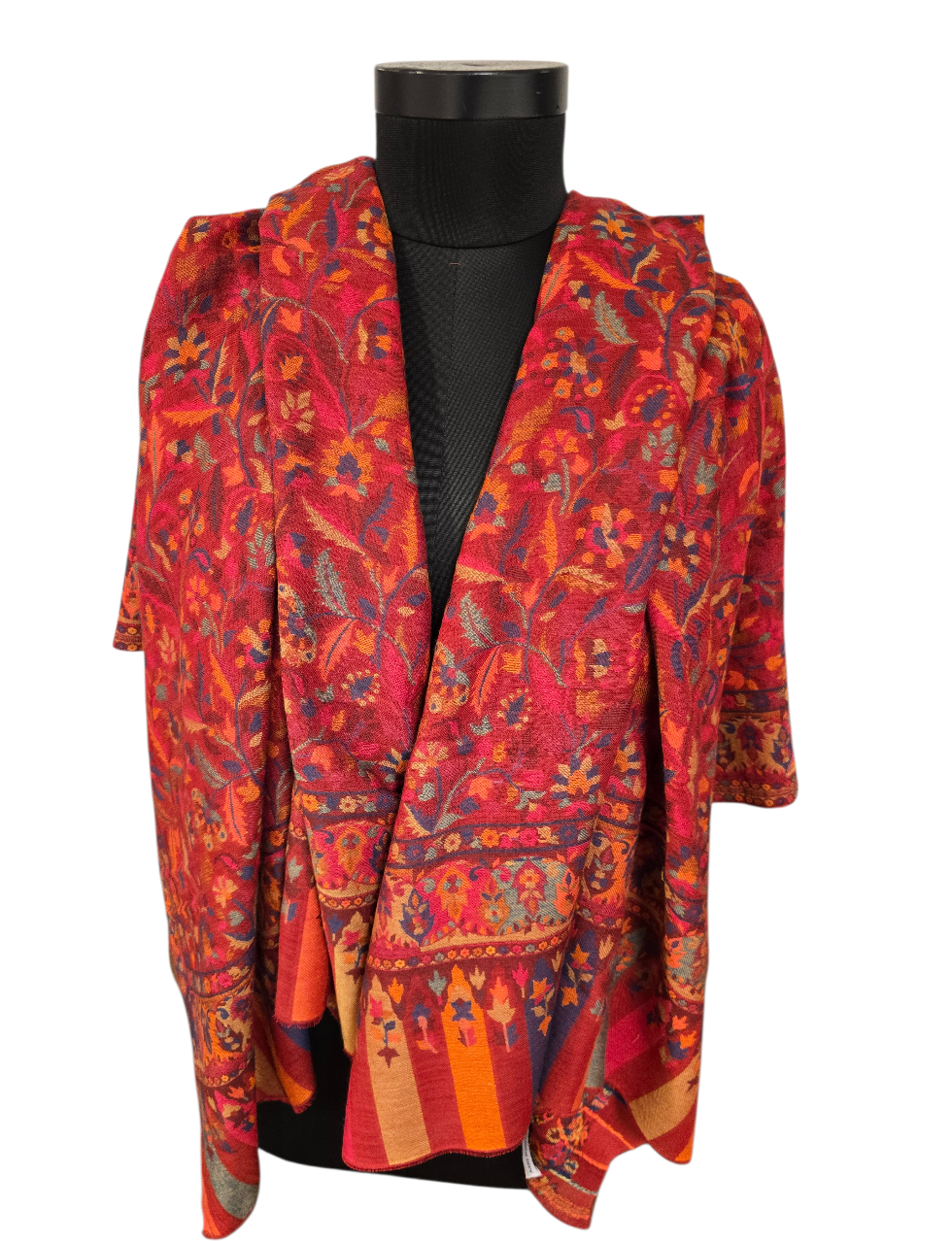 Mykt og godt mønstret sjal i cashmere og merino (54)