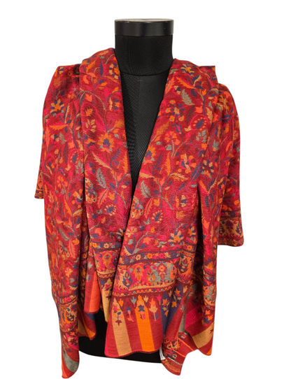 Mykt og godt mønstret sjal i cashmere og merino (54)