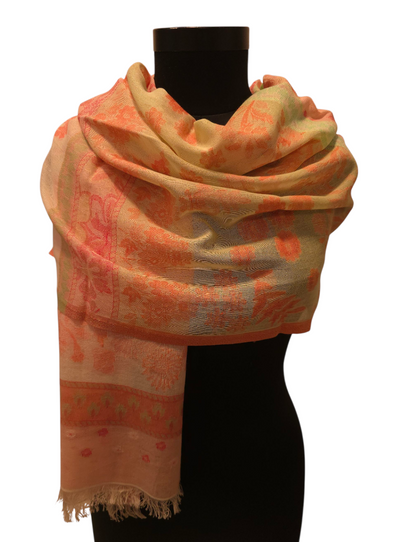 Lett pastellfarget bomullsskjerf (070)