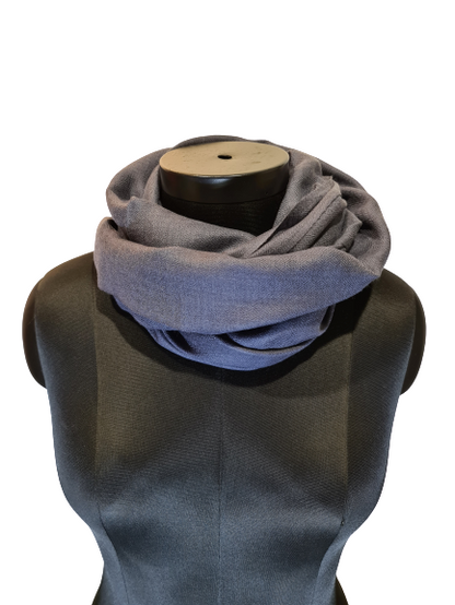 Grått cashmere skjerf (03)