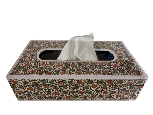 Kleenex-boks med bladmotiv fra Kashmir (04)