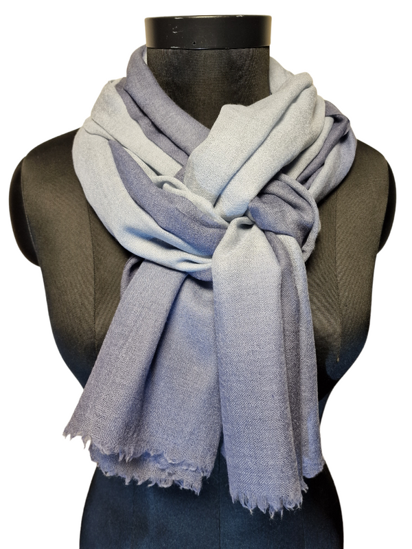 Store Skjerf 1503 i Bubble Merino Ull
